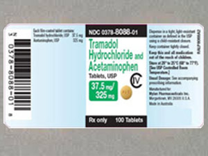 Tramadol 37.5/325mg 3 Tramadol 37.5/325mg